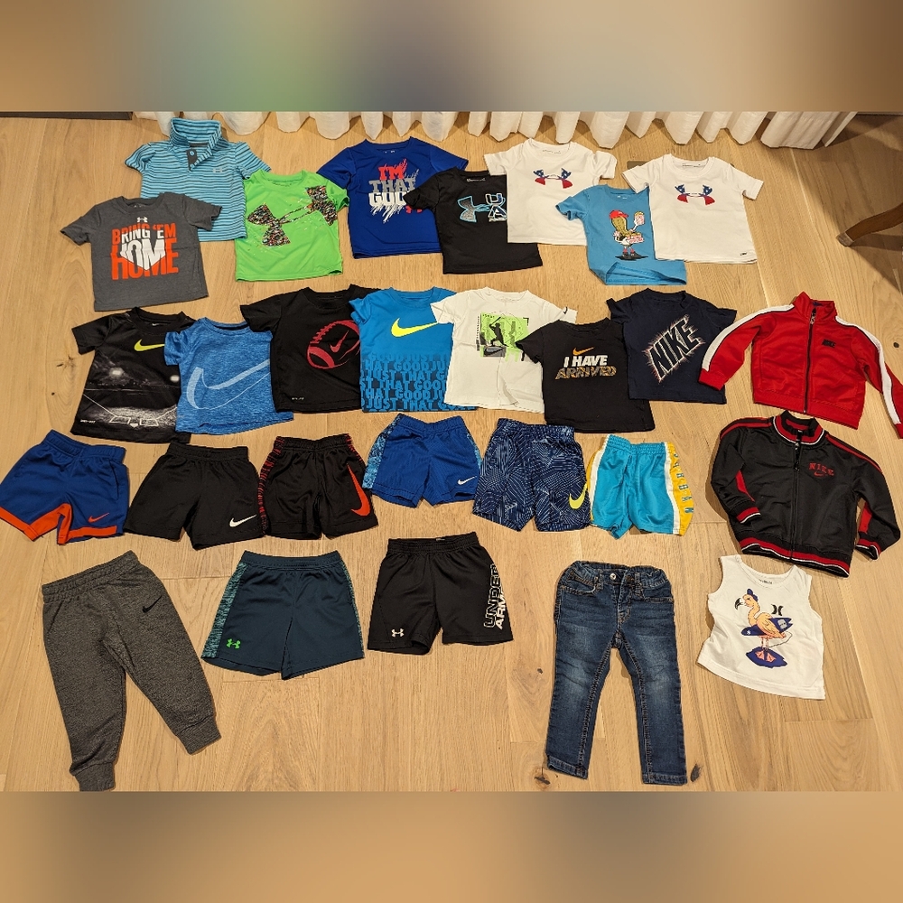 Boys 2T Nike & Under Armour